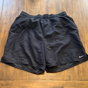 Nike Sports Shorts Athletic Running Lined Swoosh Workout Training Drawstring